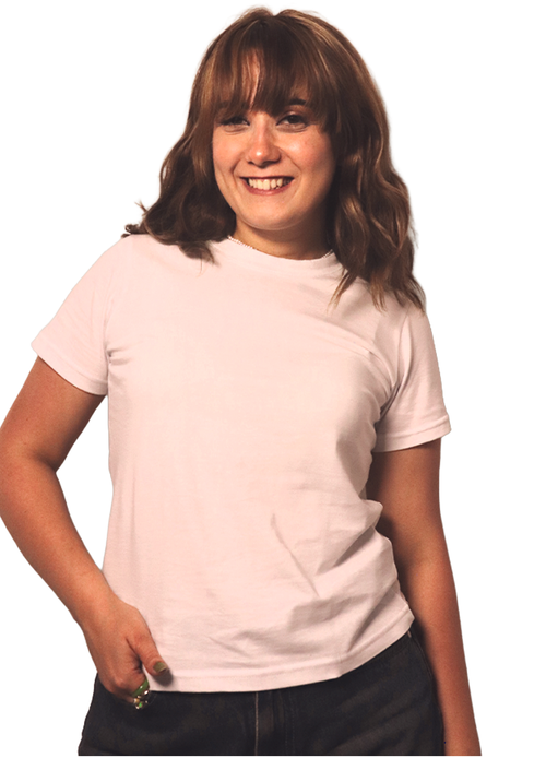 Women's Baby Tee - Premium Beyaz