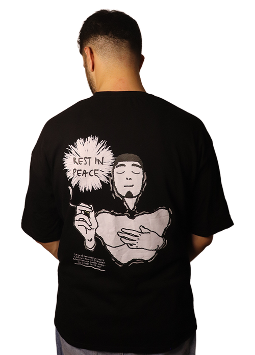 UNISEX OVERSIZE TEE - REST IN PEACE