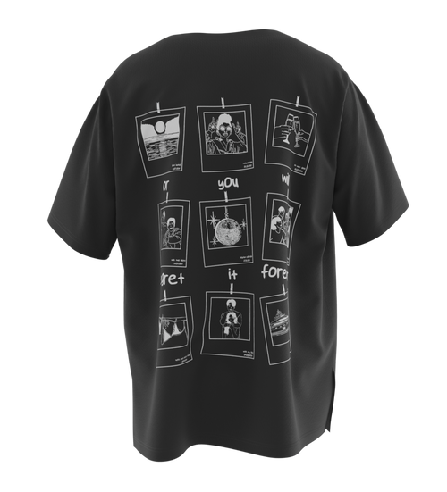 UNISEX OVERSIZE TEE - LIVE A LIFE - Hover